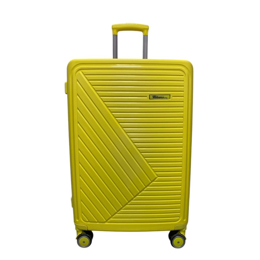Чемодан средний Milano bag 050 полипропилен M Желтый