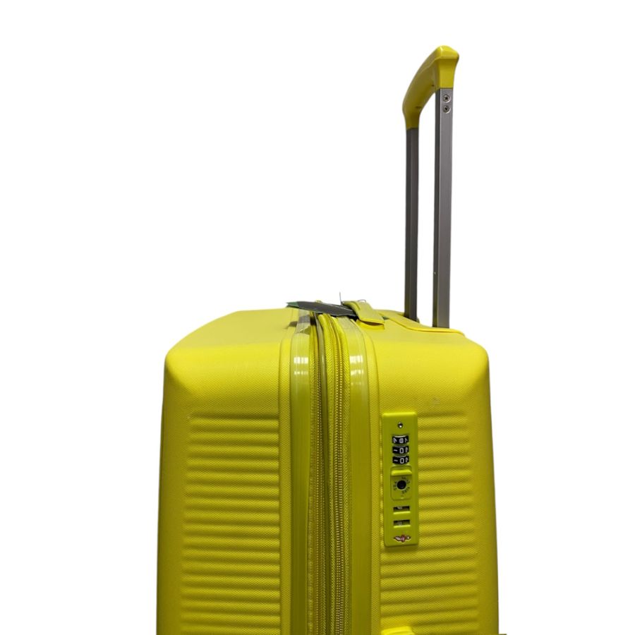 Чемодан средний Milano bag 050 полипропилен M Желтый