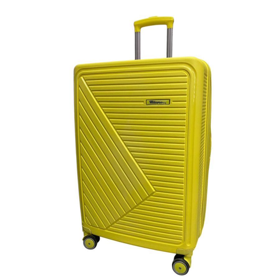 Чемодан средний Milano bag 050 полипропилен M Желтый