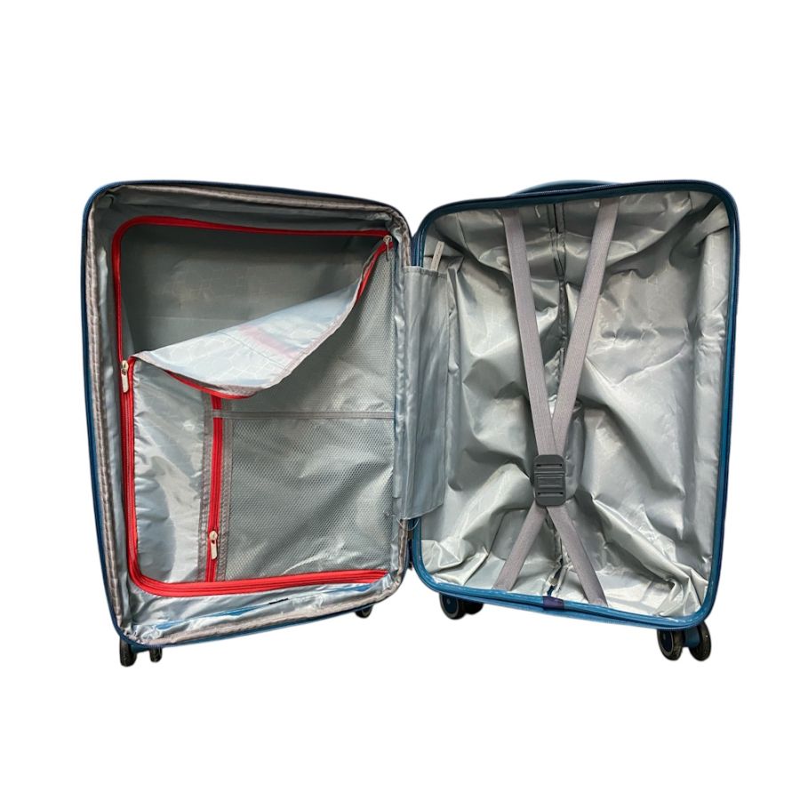 Чемодан мини ручная кладь Milano bag 050 полипропилен XS Морская волна