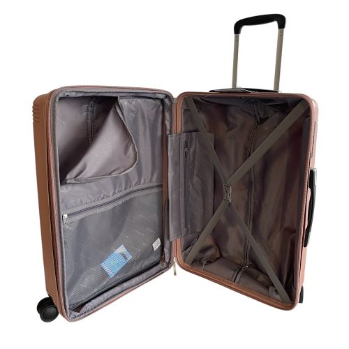 Чемодан малый для ручной клади Worldline Airtex 292 полипропилен S Розовое золото