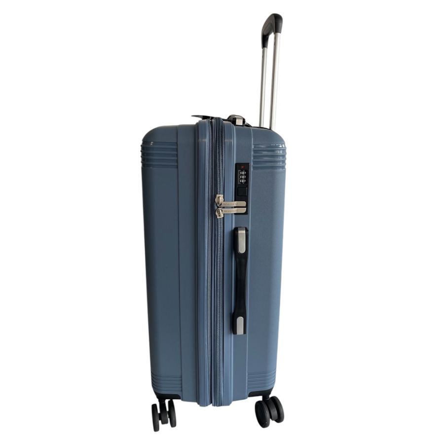 Чемодан средний Worldline Airtex 292 полипропилен M Синий