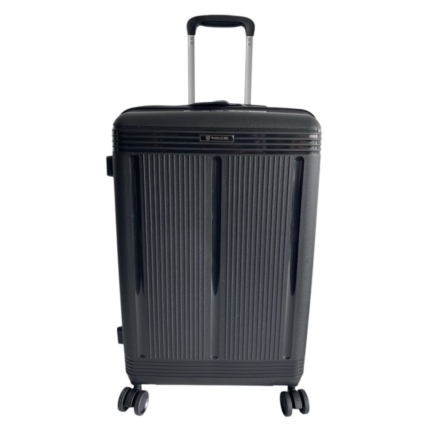 Чемодан большой Worldline Airtex 292 полипропилен L Черный