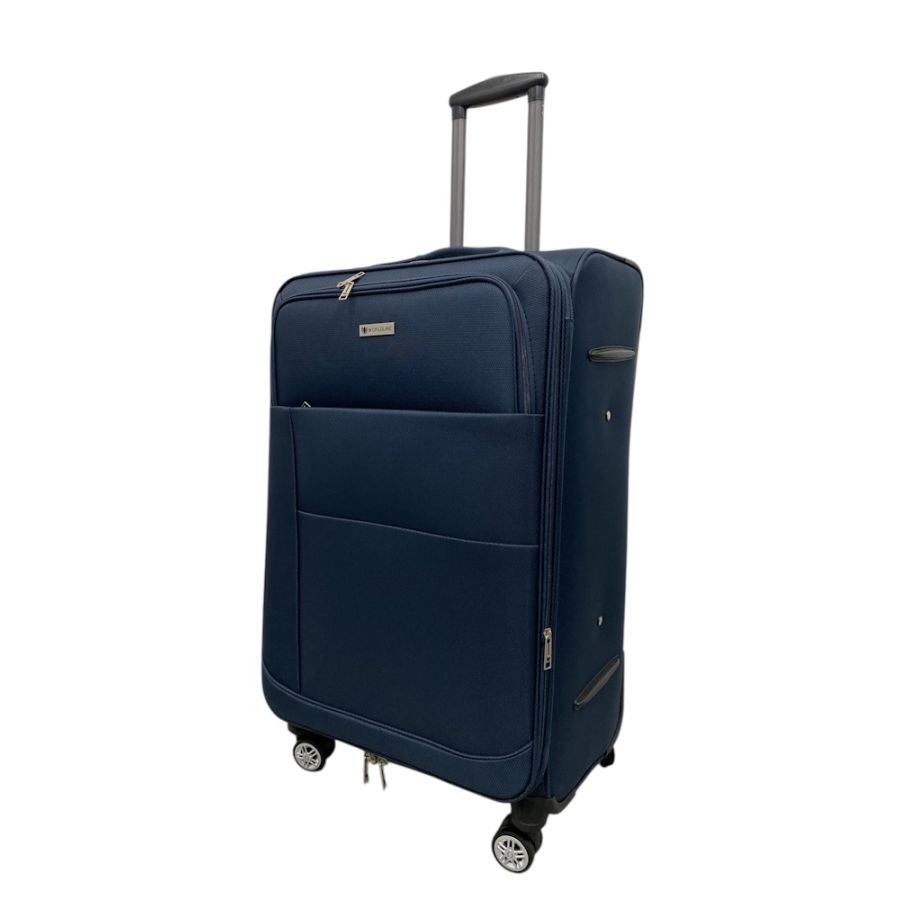 Чемодан большой Worldline Airtex 620 L полиэстер Темно-синий
