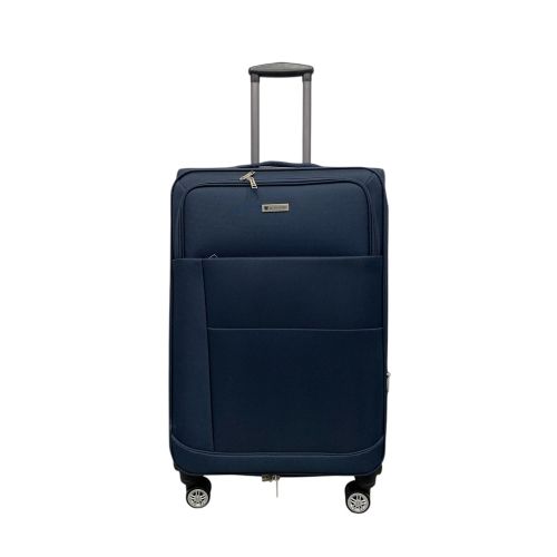 Чемодан средний Worldline Airtex 620 полиэстер M Темно-синий