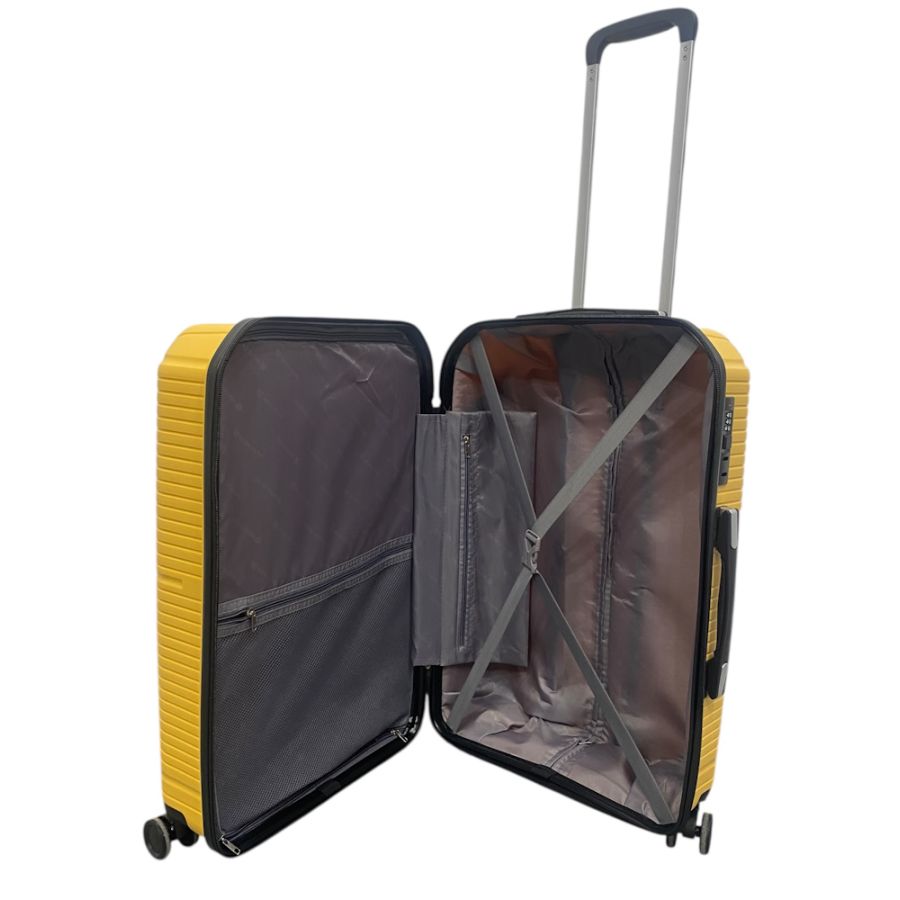 Чемодан малый для ручной клади Worldline Airtex 291 полипропилен S Желтый