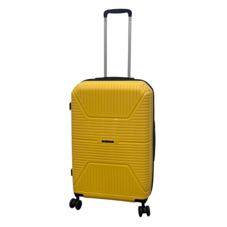 Чемодан средний Worldline Airtex 291 полипропилен M Желтый