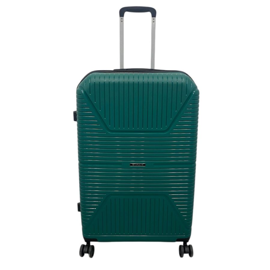Чемодан большой Worldline Airtex 291 полипропилен L Зеленый