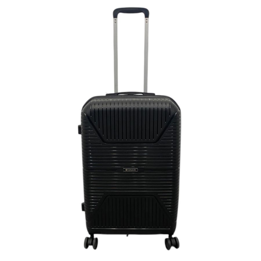 Чемодан средний Worldline Airtex 291 полипропилен M Черный