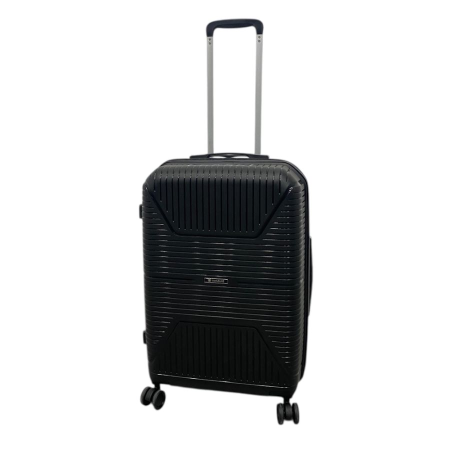 Чемодан средний Worldline Airtex 291 полипропилен M Черный