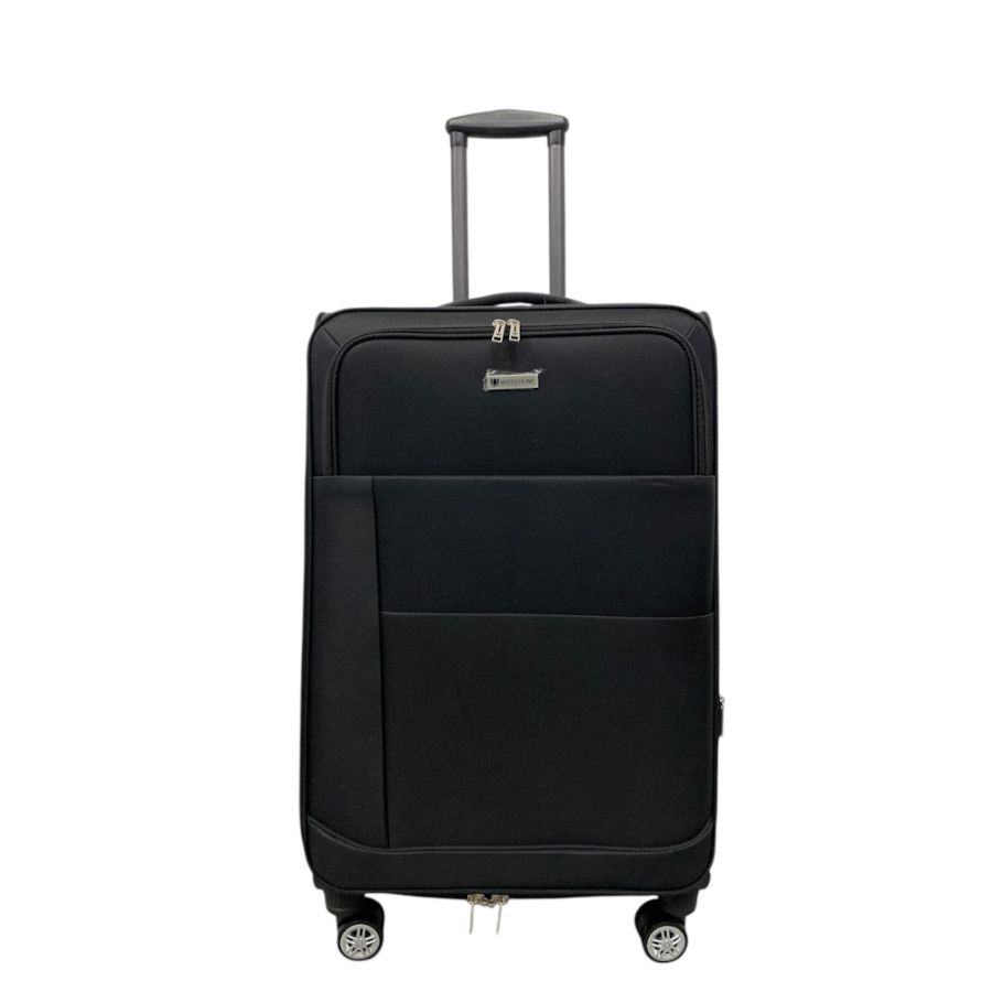 Чемодан большой Worldline Airtex 620 полиэстер XL Чёрный