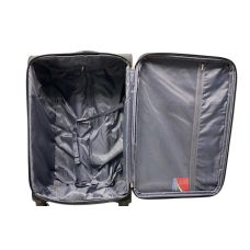 Чемодан большой Worldline Airtex 620 полиэстер XL Чёрный