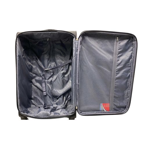 Чемодан большой Worldline Airtex 620 полиэстер XL Чёрный