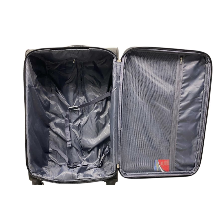 Чемодан большой Worldline Airtex 620 полиэстер XL Чёрный