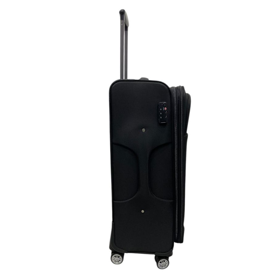 Чемодан средний Worldline Airtex 620 полиэстер M Чёрный