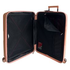 Чемодан средний Airtex 251 полипропилен M Персиковый