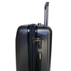 Чемодан средний Snowball 91603 поликарбонат M Чёрный