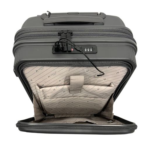 Чемодан малый под ручную кладь Airtex 647 полипропилен S Серый