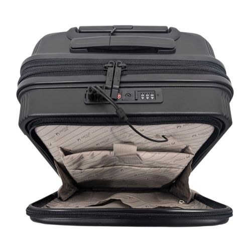 Чемодан малый под ручную кладь Airtex 647 полипропилен S Черный