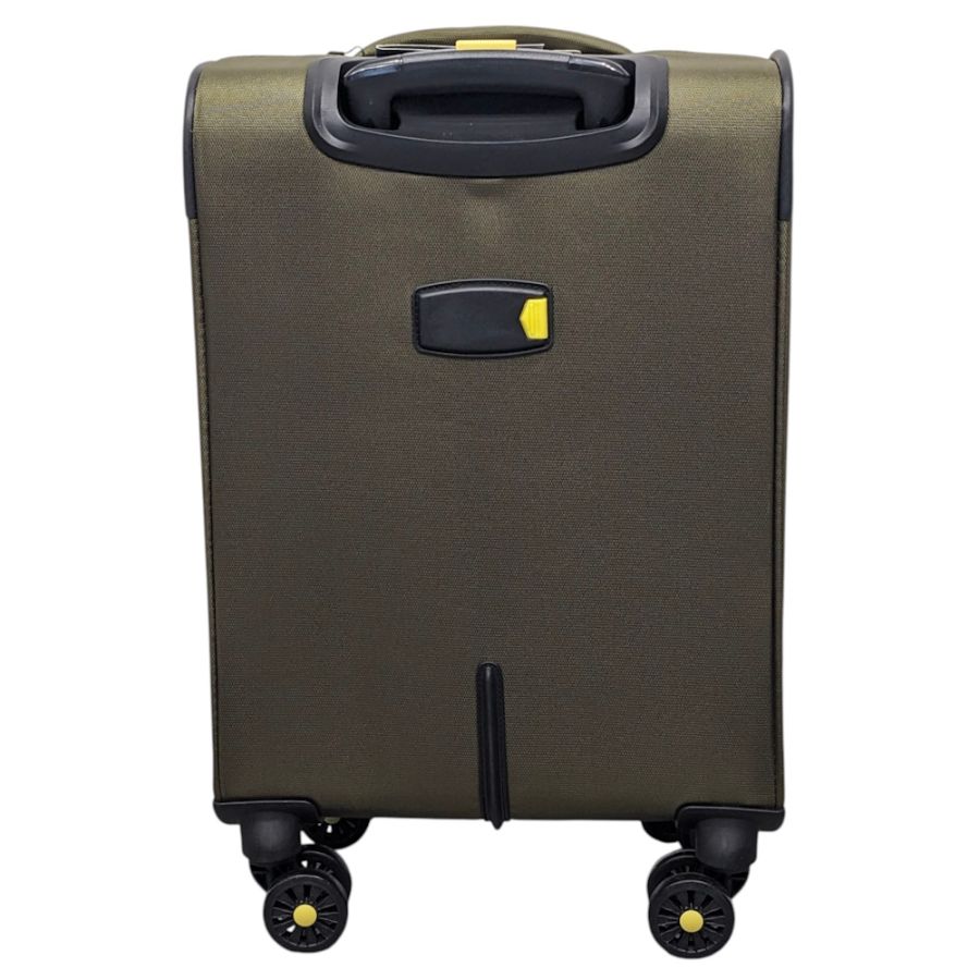 Чемодан малый для ручной клади Worldline Airtex 616 жаккард-полиэстер S Темно-зеленый