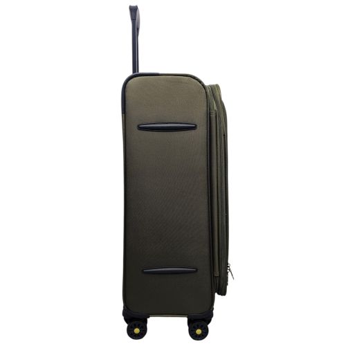 Чемодан средний Worldline Airtex 616 жаккард-полиэстер M Темно-зеленый