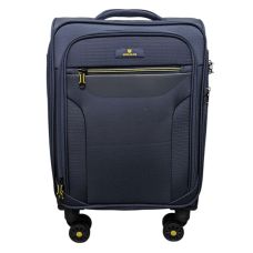 Чемодан малый для ручной клади Worldline Airtex 616 жаккард-полиэстер S Темно-синий