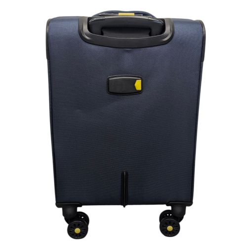 Чемодан малый для ручной клади Worldline Airtex 616 жаккард-полиэстер S Темно-синий