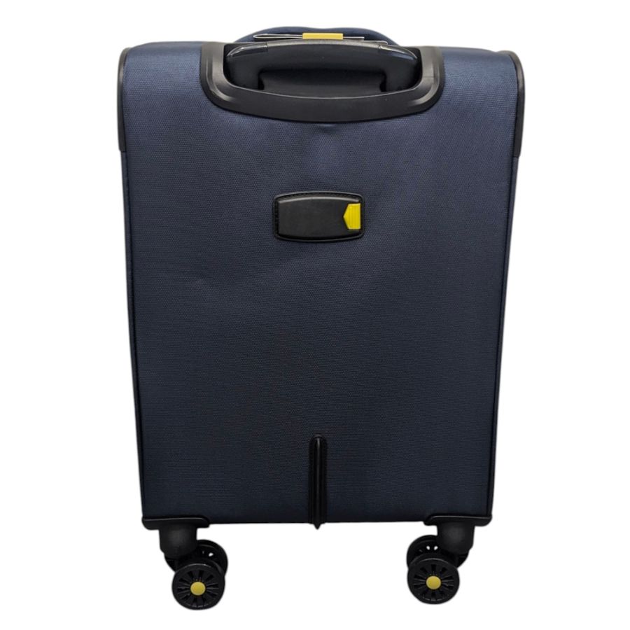 Чемодан малый для ручной клади Worldline Airtex 616 жаккард-полиэстер S Темно-синий