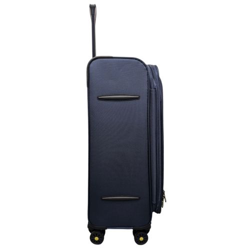 Чемодан средний Worldline Airtex 616 жаккард-полиэстер M Темно-синий