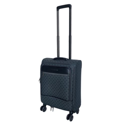 Чемодан маленький под ручную кладь Snowball 39204 поливинилхлорид S Серый