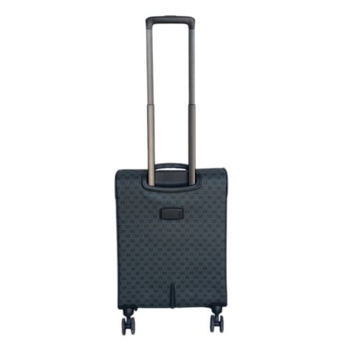 Чемодан маленький под ручную кладь Snowball 39204 поливинилхлорид S Серый