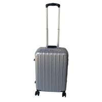 Чемодан малый под ручную кладь Airtex 228 полікарбонат S Серебряный