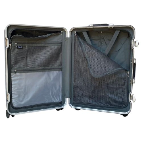 Чемодан малый под ручную кладь Airtex 228 полікарбонат S Серебряный