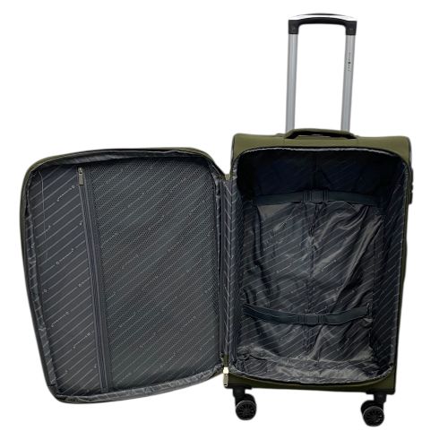 Чемодан малый для ручной клади Snowball 45103 полиэстер S Зеленый