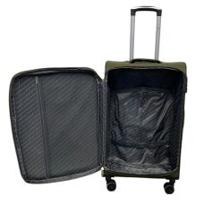 Чемодан большой Snowball 45103 полиэстер L Зеленый