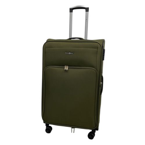 Чемодан большой Snowball 45103 полиэстер L Зеленый