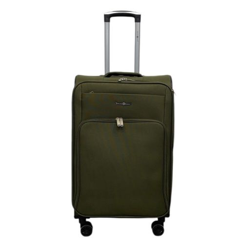 Чемодан средний Snowball 45103 полиэстер М Зелёный
