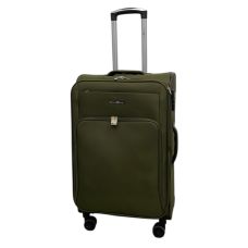 Чемодан средний Snowball 45103 полиэстер М Зелёный