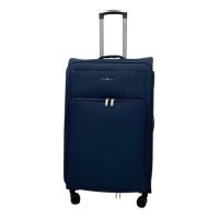 Чемодан большой Snowball 45103 полиэстер L Темно-синий