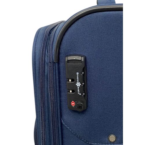 Чемодан большой Snowball 45103 полиэстер L Темно-синий