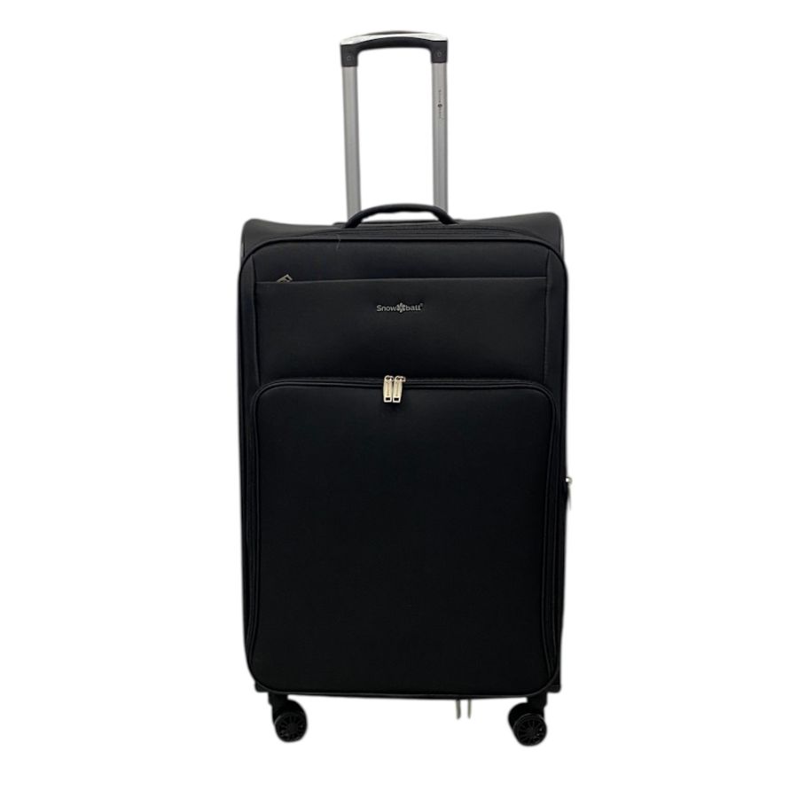 Чемодан большой Snowball 45103 полиэстер L Черный