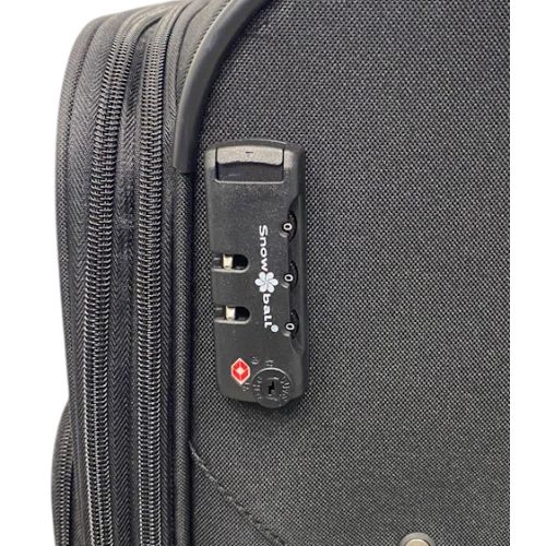 Чемодан большой Snowball 45103 полиэстер L Черный