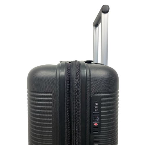 Чемодан малый для ручной клади Airtex 252 полипропилен S Черный