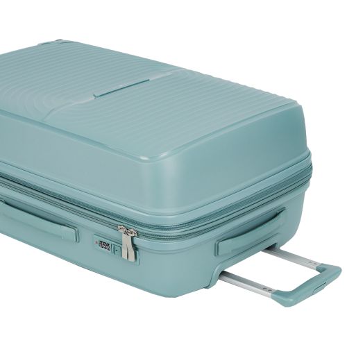 Чемодан малый для ручной клади Snowball 40903 полипропилен S Зеленый