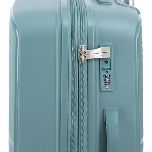 Чемодан малый для ручной клади Snowball 40903 полипропилен S Зеленый