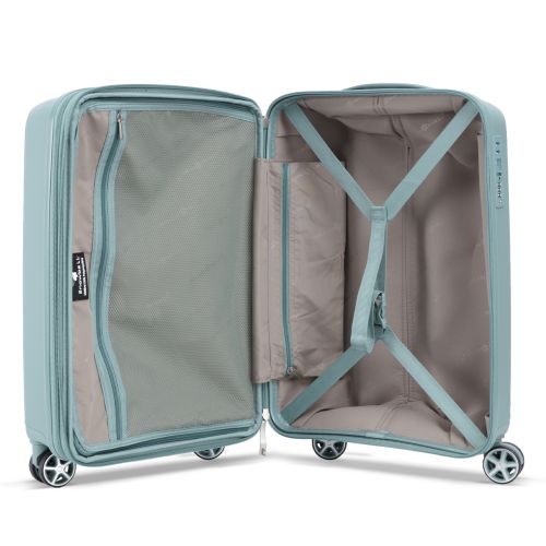 Чемодан малый для ручной клади Snowball 40903 полипропилен S Зеленый