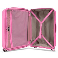 Чемодан большой Snowball 40903 полипропилен L Малиновый