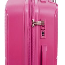 Чемодан средний Snowball 40903 полипропилен M Малиновый