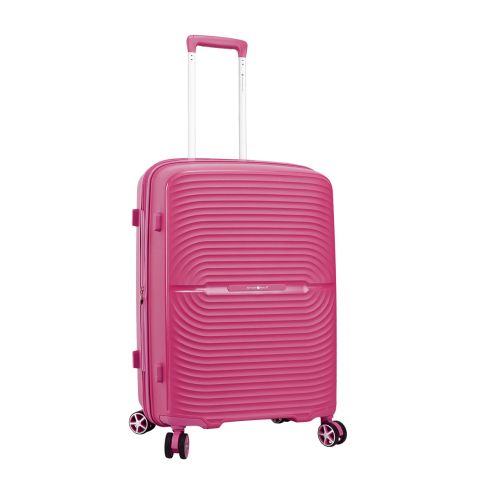 Чемодан средний Snowball 40903 полипропилен M Малиновый