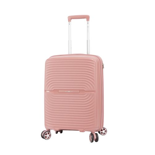 Чемодан малый для ручной клади Snowball 40903 полипропилен S Розовое золото